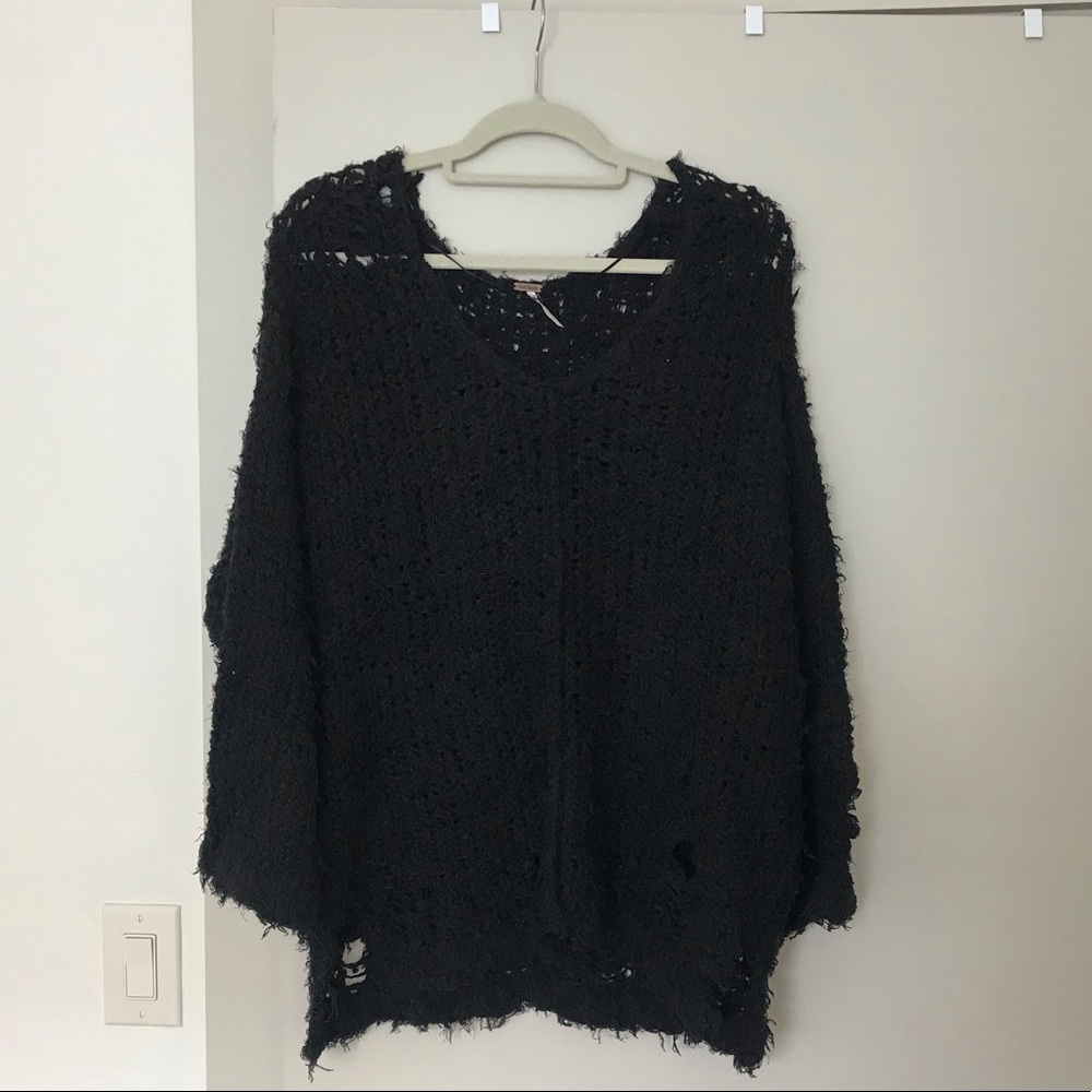 Free People Fuzzy Sweater